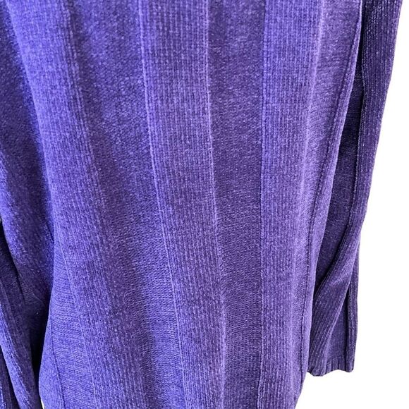 KAREN Scott Pullover Sweater Size S Purple Wide rib pattern - Picture 10 of 15